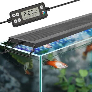 hygger  Cg 30cm-45cm ^ LED10iK邳 8FƖ E[h DIY[h WRGB𒲐\ ^C}[Rɐݒ ANAECg LCDfBXvC IP68hdl Ϗ܋