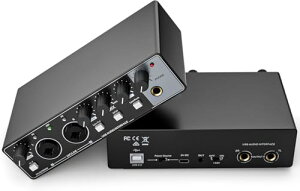 USBI[fBIC^[tF[X 2in 2outi24Bit/192kHjPC/MacΉ 48Vt@^d M^XgA{[JXgAvf[T[p x X^WIi^