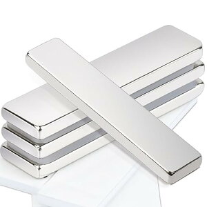 40x10x3mm �����͎��� �l�I�W������ �����` ���̓}�O�l�b�g ���ʃe�[�v�t�� ������ �p�^ �l�I�W�E������ �����͂� �_���� DIY ���z ����уI�t�B�X �H��i�[ �N���t�g�p 4�Z�b�g