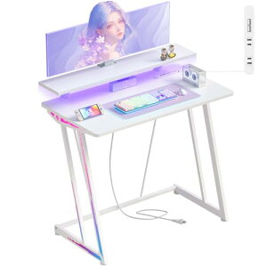 YeTom LEDQ[~OfXN 80cm RGB ȃXy[X p\RfXN [t fAj^[Ή Z^t[ ȒPg wK/ItBXfXN