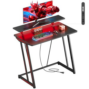 YeTom LEDQ[~OfXN 80cm RGB ȃXy[X p\RfXN [t fAj^[Ή Z^t[ ȒPg wK/ItBXfXN 