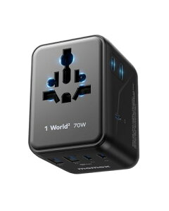 yŐVǌ^E菬IzMOMAX ϊvO PD 70W GaN }[d COspdϊ 7䓯[d 3*USB-C PD & 2*USB-A QC &2*ACRZg 2AC COpRZg C/BF/O/A^Cv }`ϊv