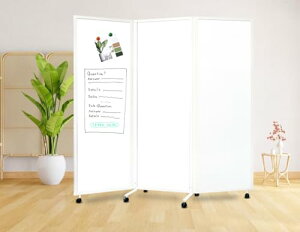 3 �A�܂肽���� �p�[�e�[�V���� �z���C�g�{�[�h �r�t�� �L���X�^�[�t�� �}�O�l�b�g�{�[�h �I�t�B�X�����p �ۈ牀 �Ԏd�؂� �� 1800× ���s 500× ���� 1800mm ���ʎg�p�\ �A���^�C�v ��×p�v��