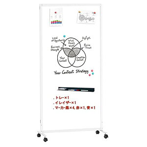 BIBOC�c�^�z���C�g�{�[�h�r�t�� �p�[�e�B�V�����E�՗�90*160cm�z���C�g�{�[�h �r�t�� ���ʖ��n �u���b�N�t���[�� �}�[�J�[�Z�b�g�t�� �}�O�l�b�g�Ή� ���� �f���� ��900×����1600×���s500mm, ��