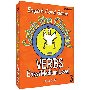 VERBS Easy/Medium Level Catch The Chicken pJ[hQ[ English Card Game pꓮtbVJ[hQ[ANV