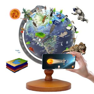 FUN GLOBE nV q AR ׂnV a13cm { LEDCgt 360°]\ Vŵj v[g(Blue)ipj