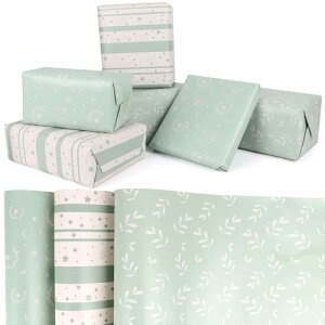 CCINEE    bsOy[p[ Mtg  ԕ  ݌n cc Wrapping paper 3[ 44*300cm a 蕨 v[g (ԕ)
