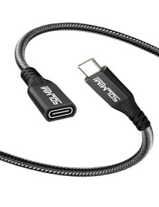 SOLMIMI 20CM USB Type-C  P[u USB 3.2 10Gbps R[h PD100W/5A }[d 4K@60HzΉ USB C X USB C IX ϊ X}z/^ubgp\R/p\R/SwitchȂǃ^CvC@Ή