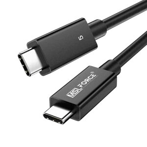 MSL FORCE Thunderbolt5���� 240W�[�d 8K@60Hz 80Gbps �P�[�u�� 1m