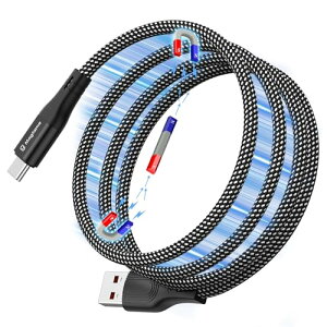 Magtame USB-Type CP[u }[d QC3.0Ή USB-CP[u ͋z܂h~ usbP[u^Cvc RlN^ diC `L Xperia/Samsung/Switch Android usb a to c@퓙Ή (1.5M-ub