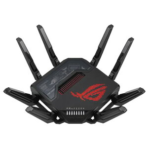 ASUS WiFi ROG Rapture GT-BE98  [^[ ŐVKiWiFi7 11529+5764+5764+1376MbpsNbhohQ[~O fA10GyуNbh2.5G|[g 10GNX 3iKQ[ANZ[V 2.6GHzNAbh