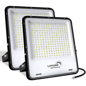 LVYUAN(NG) y 2 yʁA^ PCfށz200W LED  ͓dFAC 85-265VA100/200VΉ\ F 24000LM ledCg ledO Ŕ IP66 h JΉ ^ O Ɠ uP