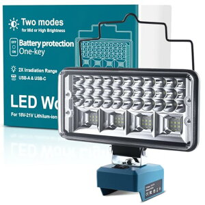 Tumnatt LED  Ή }L[^ 18Vpbep -NCg90W 8000LM [d Ɠ IP65hho hRd&dیXCb` USB/Type-C[d|-g |^v-NCg ݌ ً}Ɩ 