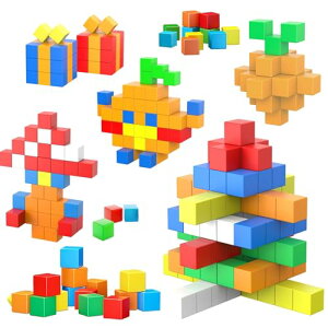 AOMIKS }Olbg ubN 45PCS }OlbgL[u mߋ ΃ubN 30mm 傫TCY ̃pY c q j̎q ̎q STEM ]g NX}X a v[g lC Sf