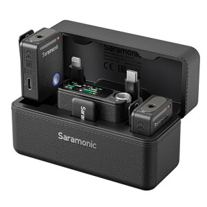 Saramonic Ultra 03 CX}CN xubN iPhone/Android/DSLRJp s}CN Nbv uڑ vOvC mCYy 360°W 6ԘAgp vlogBe/zM/