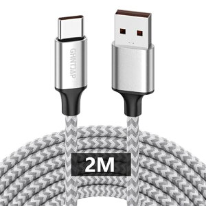 GHNTJAP USB C P[u 2M USB A to C }[d ϋviC USB TYPE-C P[u iPhone16/Galaxy/Pixel/Xperia/LG^Cvc@Ή