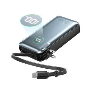 CHUDA oCobe[ 26800mAhe RZǧ^ PD65Wo m[gp\R[d 莮 USB Type-C P[u }[d 3䓯[d ACA_v^[ ܂肽ݎvO pXX