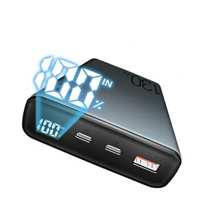 latao oCobe[ 30000mAheʁu2025NV݌vE100W}[d v3䓯[d PD65W Type-C 3o(USB×1+Type-C×2o̓|[g) QC3.0Ή cʕ\ PSEZpK&dSی@\ s/o