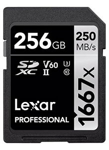 Original Lexar 1667x V60 250MB/s Flash Memory sd cards 64GB 128GB 256GB UHS-II U3 Card high speed SDXC For 3D 4K HD video 256GB