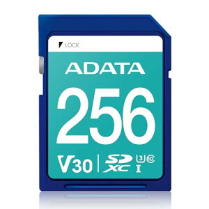 yGCf[^z SDJ[h 256GB UHS-I NX 10 / V30 4KΉ vdl SD 5.0 őǍx100MB/b ϋv ASDX256GUI3V30S-R-I