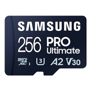 Samsung PRO Ultimate }CNSDJ[h 256GB ő]x200MB/s microSDXC UHS-I U3 MB-MY256SA-IT/EC Kۏؕi