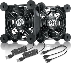 upHere 80mm USB@ USBpt@^ ~j@ É 3iKʒ [^[//pN[[/PC/PS5 / PS4 /m[gp\RȂǗp 2{yU804-2z