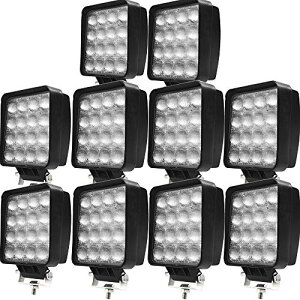 yHIKARIƐ̔zUɂ 48W LEDƓ Px 6000lm LpgU^Cv IP67h 8V-60VΉ PMMAY ԍځEOƖ gbN/tH[Ntg//_Ƌ@BΉ 10Zbg uA-ZG02-Bx10v