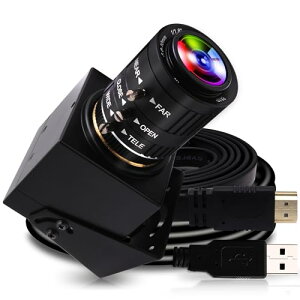 ELP 4K USB HDMI USBJ }jAY[EFuJϏœ_ PCJRs[^p~jN[YAbvWebJH.265]ZLeBEFuJ8mp IMX415YƗpCCTVWeb߂ (3.6-10mm 3{Y