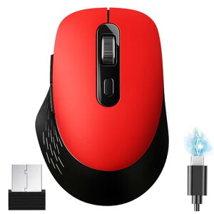 CX}EX bluetooth 5.2 + 2.4GHz  É Type-C[d ^ ߂/iރ{^ 6{^ 5DPIؑ 3foCXڑ\ 4000 DPI Q[~O}EX ̋ɂ fA[h Windows Mac