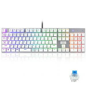 y{zzefJjJQ[~OL[{[h ԎE̗p tTCY109L[ Type-C USBLڑ SL[hՓ RGBLEDobNCgt Windows/Mac OSΉ ItBX/Q[pJP