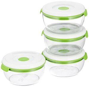 �y�����z�t�H�[�T FOSA �^��R���e�i ���R���e�i 4�Z�b�g �e��600ml �^��p�b�N FOSA�^��ۑ��e�� �H�ނ̑N�x���O�[���ƒ����� �N�ł��ȒP�ɐ^��ۑ� ���e�� �y���K�i�z Shop Japan(�V���b�v