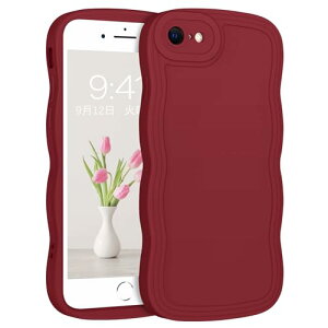 GUAGUA iPhoneSe �E�F�[�u �P�[�X iPhone7 8 ��Phone SE 7 8 �P�[�X ���˂��� ���� se��2���� se��3����l�C �X�}�z�P�[�X �\�t�gTPU �o���p�[ �ϏՌ� ���y�� ���^ ����~�� ���C�����X�[�d�Ή� �X�g���b