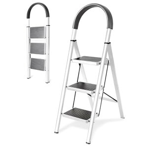 OSATA r ܂肽ݎ 肷t EOp ω׏d150KG RpNg ȃXy[X ~ߕt ^ѕ֗ (zCg, 3i)