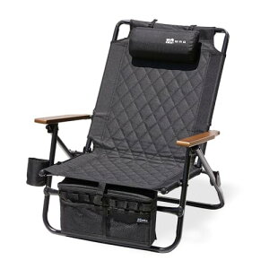WAQ Reclining Low Chair NCjO[`FA WAQ-RLC1 ܂肽݃`FA NCjO`FA AEghA  ACA hNz_[ (BLACK(ubN))
