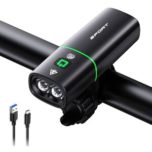 ] Cg ZT[ e2600mAh 1200[ USB[d LEDwbhCg ]ԃwbhCg PxIPX5h hU PSEF؍ dp dΉ nk΍ oR ނ {