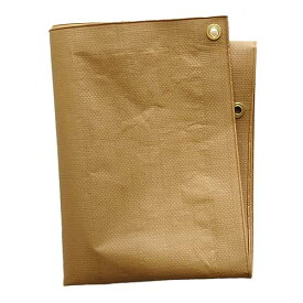 ナチュラルカラーなレジャーシート ウルフブラウン アウトドアシート テントシート ハトメ 防水性 おしゃれ 日本製 (83×172cm(S))