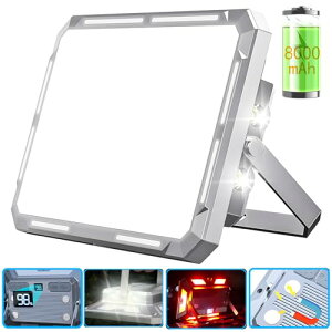  LEDƓ LED^y8000mAhe 3500LMzPx 3Fؑ Type-c[d C݌v 铔@\ d@\ [NCg iK SOS[h IP66h Lv ނ h ԍH