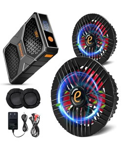 NEW���f�� 28V�������d���o�� 30000mAh��e�� �t�@���t����ƕ��Ή� �t�@���o�b�e���[ �Z�b�g�h���h�o�t�� �h�o�J�o�[�t�� �M���Ǒ΍�(�u���b�N���ԉH��)