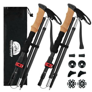 Underwood Aggregator �g���b�L���O�|�[�� �J�[�{�� �܂肽���� 2�{�Z�b�g�y���y��120g/�{ ���[�T�C�Y38cm�z�o�R�p�X�g�b�N �E�H�[�L���O�|�[�� 115-135cm���� �\���[�|�[�`�t�� �j�����p �o�R �E�H