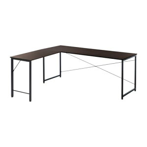 �T�����_�C���N�g L���f�X�N ��180cm ���s150cm ���j�^�[�A�[���Ή� �Q�[�~���O�f�X�N �u���E�� 102-DKF00749BR