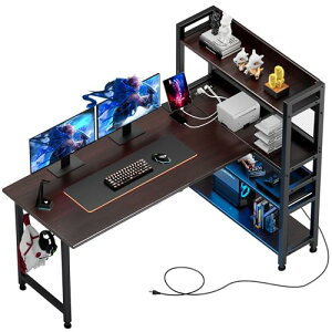 COMHOMA �Q�[�~���O�f�X�N �p�\�R���f�X�N l�� �R���Z���g/�I/led�t�� ���j�^�[�A�[���Ή� �I�������߉\ ���w���[ �ǖʎ��[ �p���`���O�{�[�h ���ȃt���[�� ���E�g�݊������R �t�b�N/��