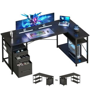 Maihail �Q�[�~���O�f�X�N �p�\�R���f�X�N l���f�X�N �� �׋��� �w�K�� �E�I���I ��140cm pc�f�X�N �R�[�i�[�f�X�N �{�I�t�� �����o���t�� ��140cm �u���b�N