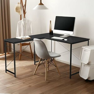 N&S L���f�X�N �R�[�i�[�f�X�N �Q�[�~���O�f�X�N �� �p�\�R���f�X�N L�^ �����t���[�݌vL���^ �ؐ� �R�[�i�[�f�X�N �I�t�B�X�f�X�N �ݑ�Ζ� ���� �g���ȒP 60 ×115cm+40×80cm �u���b�N×�u���b�N