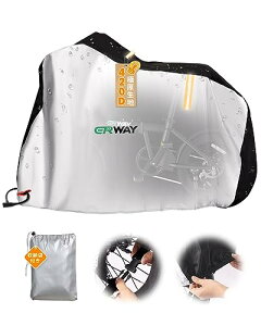 ERWAY �y2024�N�����胂�f���z ���]�ԃJ�o�[ 420D�I�b�N�X �h�� ���� �j��ɂ��� �d�����]�� �q���p 29�C���`�܂őΉ� ���C���J�o�[ �h�� �䕗/�J/���O��/�z�R���Ή� �T�C�N���J�o�[ �ėp�^�C�v