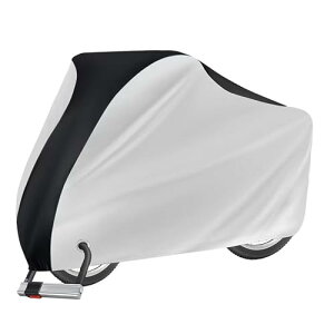 Koramaku ���]�ԃJ�o�[ �h�� ���� �j��ɂ��� �T�C�N���J�o�[ 210D �d�����]�ԃJ�o�[ �h�� �h�� �h�o �ϔM UV�J�b�g �������H ����h�~ �S�V��Ή� ��v 29�C���`�܂őΉ� ���[�ܕt�� (�u���b�N��