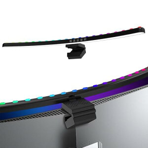 Makilight j^[Cg ȖʃXN[o[ LEDfXNCg 60cm ʃXN[ɑΉ RGBobNCgt sbNAbvt USBCg Ώ̔z j^[|Cg ^b`ZT[