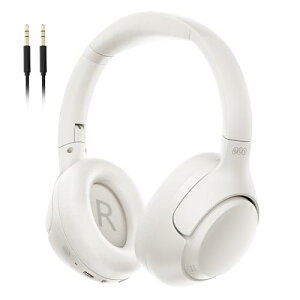 QCY H3 �w�b�h�z�� ���C�����X�w�b�h�z�� �m�C�Y�L�����Z�����O Bluetooth 5.3 �n�C���]�Ή�(AUX�ڑ���) 43dB�܂Ńm�C�Y�ጸ �L�� �������p �ő�60���ԉ��y�Đ� �O����荞�� �}�C�N���� �n���Y�t��