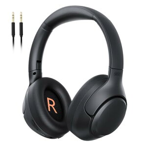 QCY H3 �w�b�h�z�� ���C�����X�w�b�h�z�� �m�C�Y�L�����Z�����O Bluetooth 5.3 �n�C���]�Ή�(AUX�ڑ���) 43dB�܂Ńm�C�Y�ጸ �L�� ���� ���p �ő�60���ԉ��y�Đ� �O����荞�� �}�C�N���� �n���Y�t