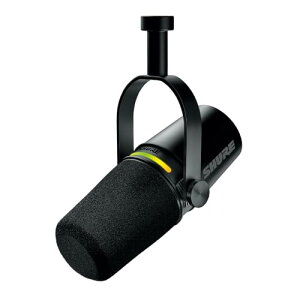 SHURE �V���A MV7+ �|�b�h�L���X�g�}�C�N���z�� �u���b�N MV7+-K : OBS �F�� �_�C�i�~�b�N�}�C�N �J�[�f�B�I�C�h �P��w���� USB-C XLR �L�� �m�C�Y���� �z�M �X�g���[�~���O YouTube �^�� ���R�[�f�B��