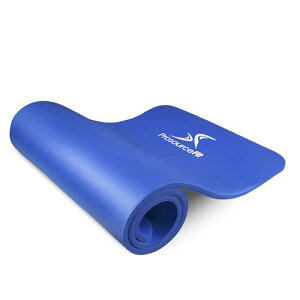 ProsourceFit Extra Thick Yoga and Pilates Mat ?" (13mm), 71-inch Long High Density Exercise Mat with Comfort Foam and Carrying Strap